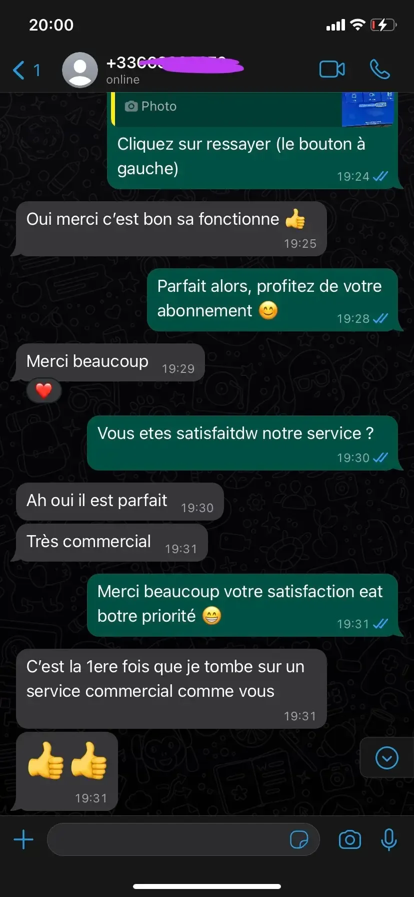 Assistance WhatsApp Premier IPTV France